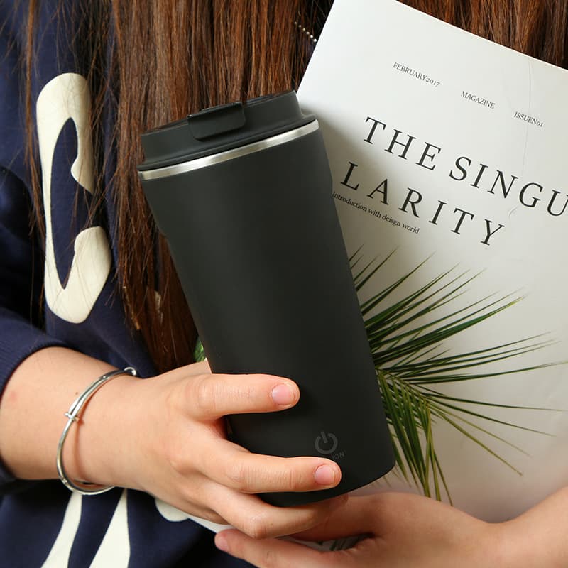Large Capacity Rechargeable Blender Cup, Meal Replacement Shaker, Electric Mixing Cup for Coffee, Water, Portable for Lazy Users