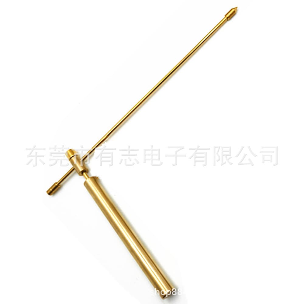 Brass Dragon-hunting Ruler Yang Gong's Dragon-hunting Ruler Feng Shui Crafts Kanyu Tool Detection Stick Dragon-hunting Point Point