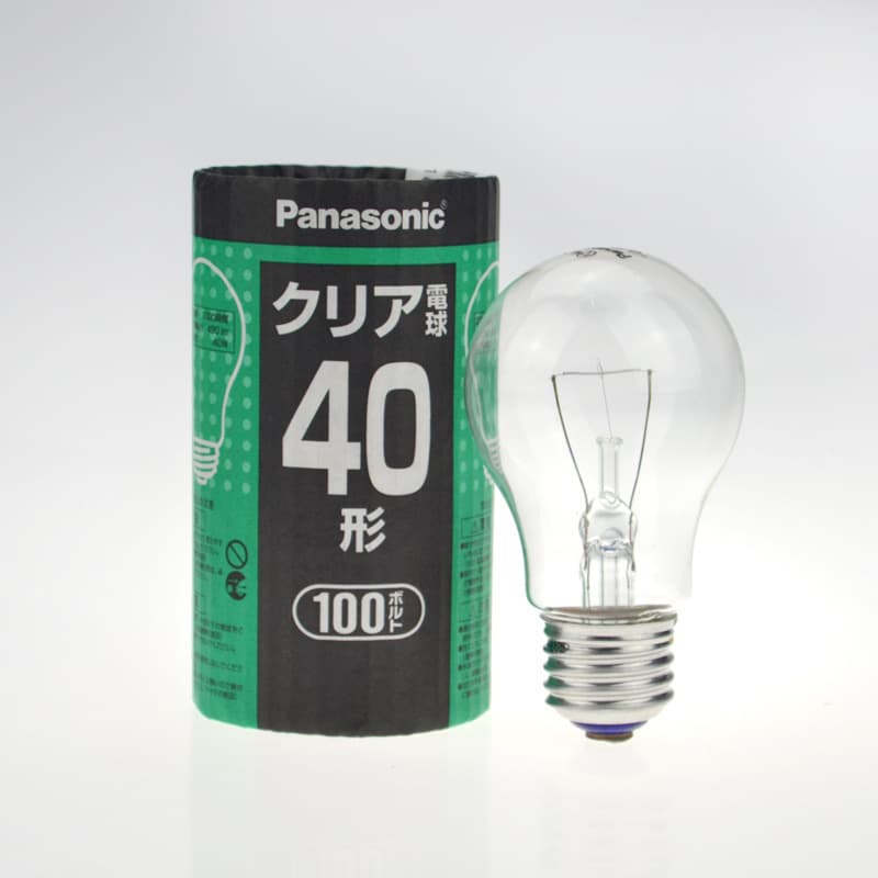 Panasonic L100V40W General Lighting Bulb, Clear Incandescent, E26 Base