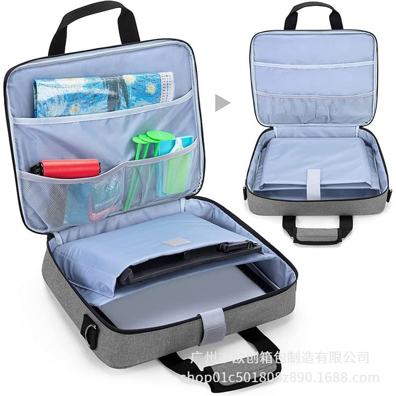 Cross-border supply of shockproof diamond painting portable bag, wear-resistant and scratch-resistant painting tool tote bag, art drawing board bag