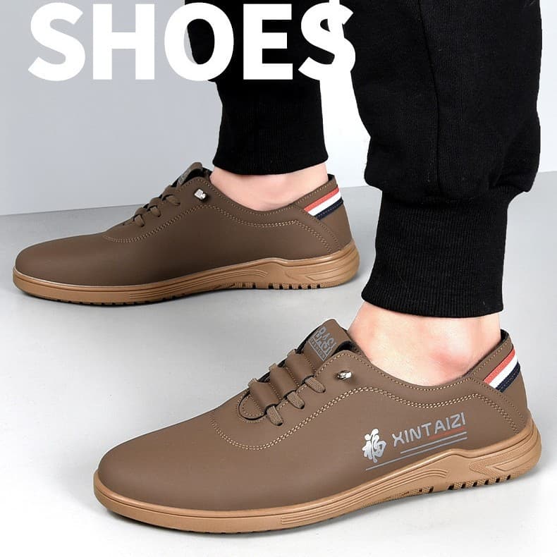 Men's New Leather Shoes Business Casual Loafers Fashionable and Versatile with Soft Sole
