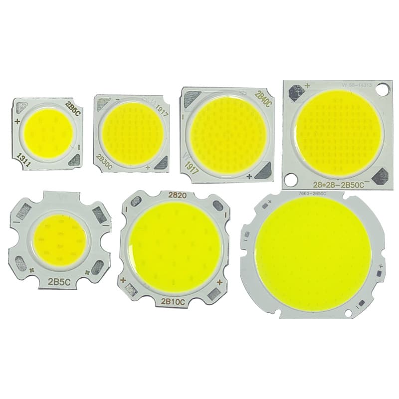 In Stock 1917 COB LED Chip Full Series COB Light Source, 1311 Flip Chip 3W-50W Integrated Light Source