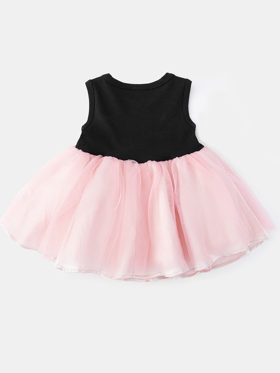 Baby Princess Tulle Dress Birthday Party Gown for Girls Summer Toddler Dress 5906