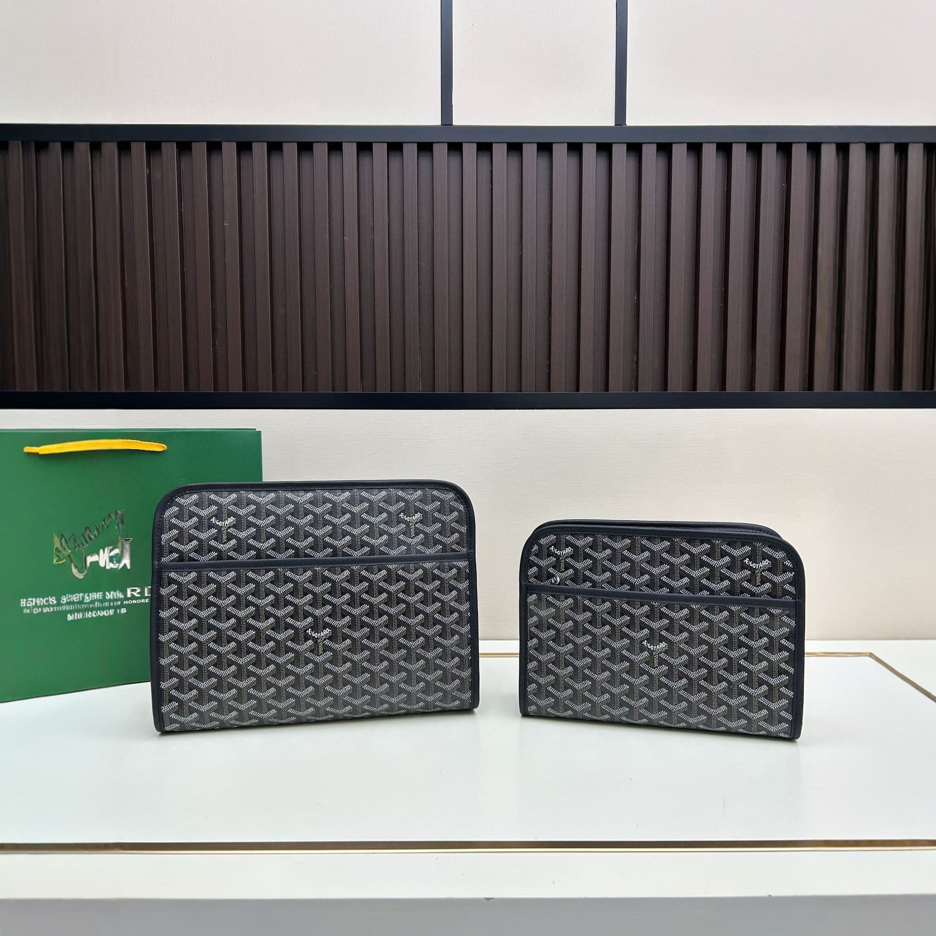 Goyard Goya Pouch toiletry bag classic presbyopic Y letter hand storage bag cosmetic bag same style for men and women
