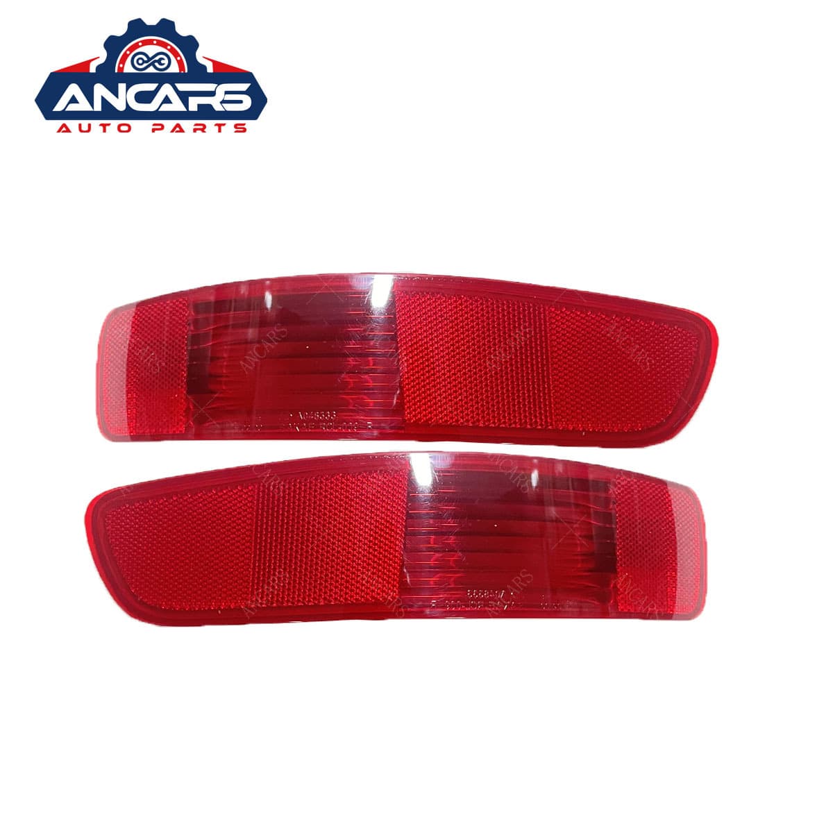 Mitsubishi Outlander 07-12 Rear Fog Lights Rear Bumper Lights ABS+PC Material Standard Size Longevity Compatible with 8355A004 8352A005 8337A030