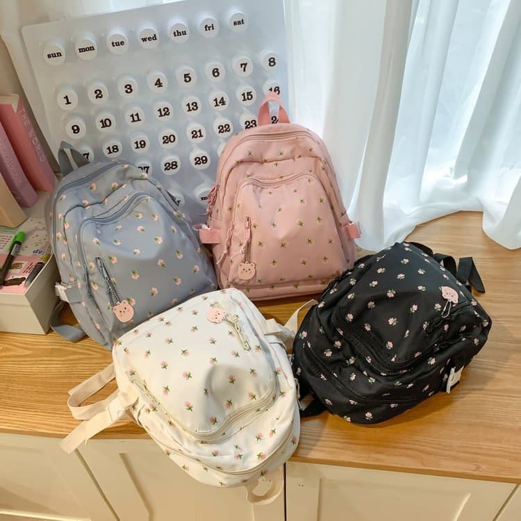 2024 New Fashionable Backpack with Premium Print, Lightweight Large-Capacity Cartoon Backpack for College and High School Women