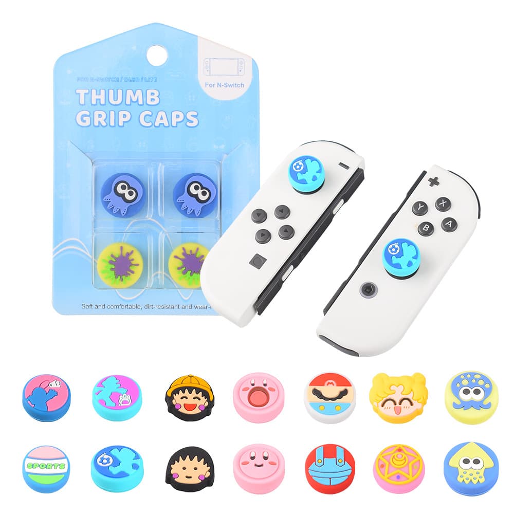 Suitable for Nintendo Switch rocker cap switch oled Pokémon game theme silicone cap NS button
