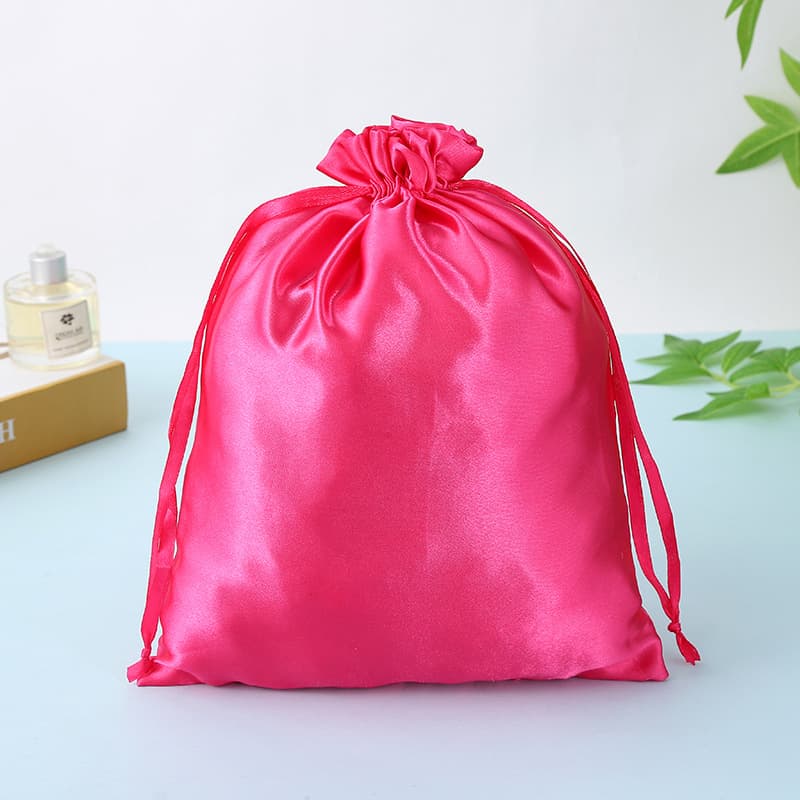 Cross-border wholesale silk drawstring bags for underwear, cosmetics, jewelry, perfume, and portable cloth bags