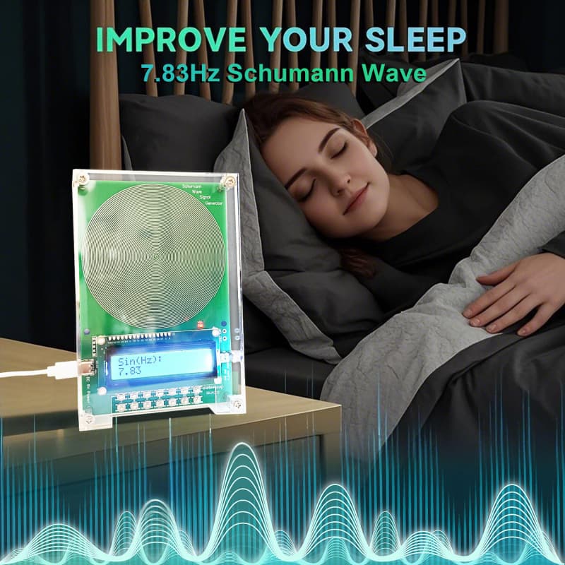 0.01HZ~100KHZ Adjustable Schumann Resonance Ultra-Low Frequency Pulse Wave Generator Audio Resonator