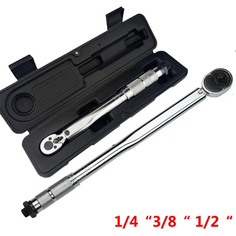 Torque wrench, adjustable torque wrench, preset torque wrench, 1/4, 3/8, 1/2 ratchet wrench