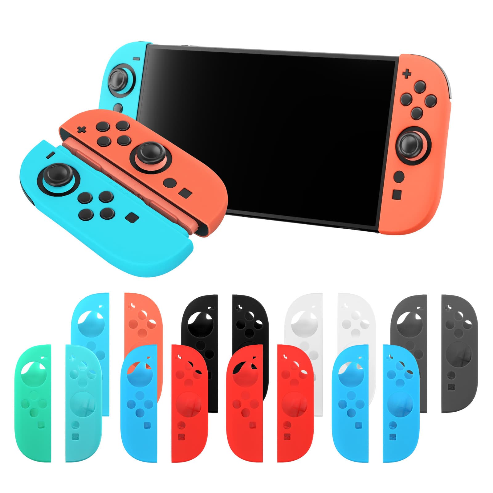 Factory Compatible Nintendo Switch 2 Controller Silicone Cover Anti-Drop Dustproof Handheld Game Console Protective Case