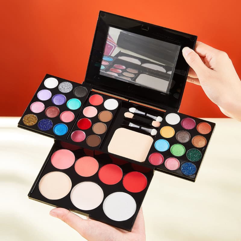 39-Color Makeup Palette Set Full Kit Lipstick Blush Powder Eyeshadow for Adults and Children