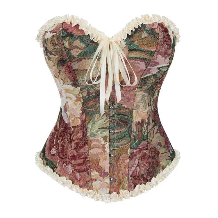 Fishbone Corset Bra, Bridal Dress, Sexy Waist-Cinching Corset, Waist Cincher, European and American Court-Style Corset, Cross-Border