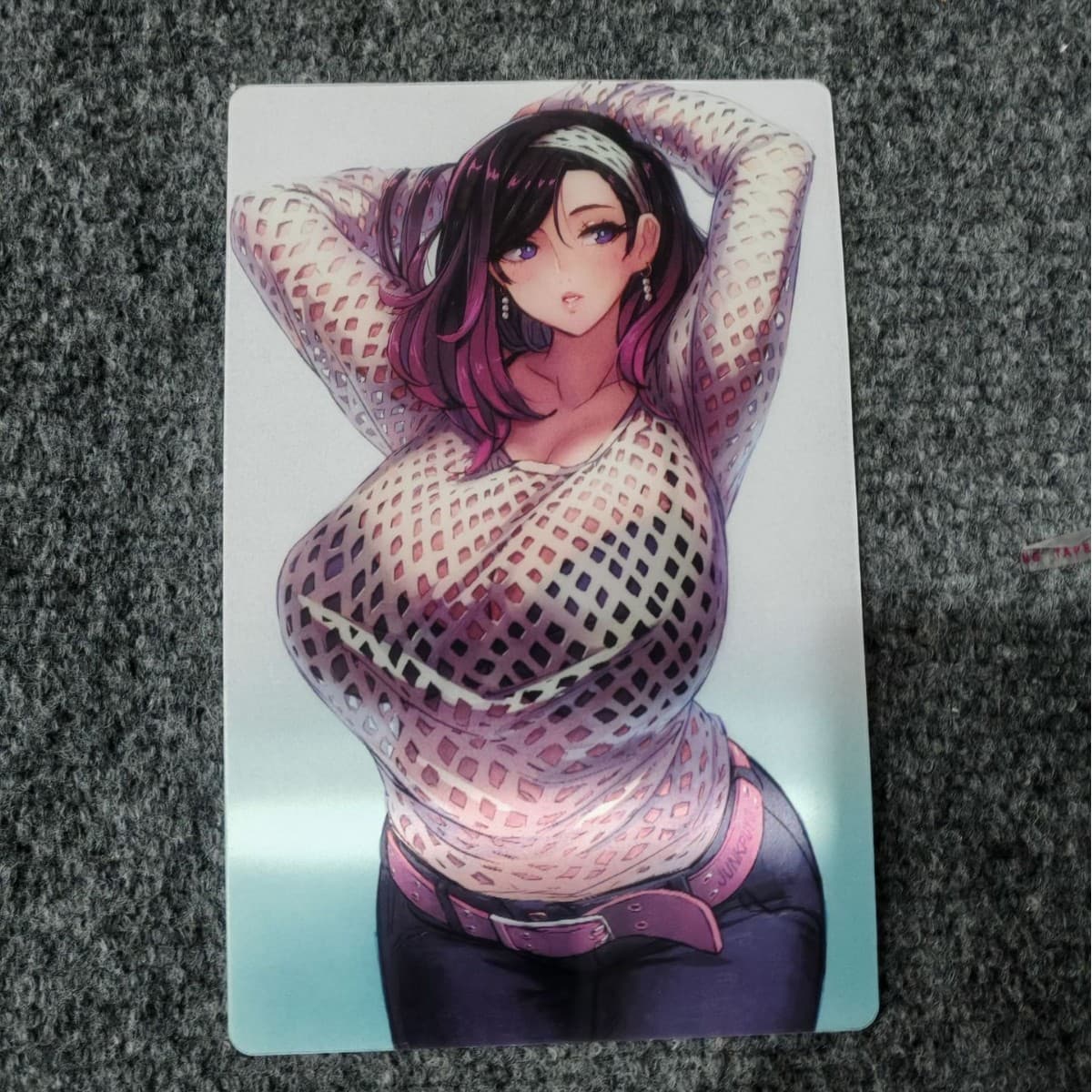 Lenticular Card 3D Advertising Fan Custom Cartoon Anime Changing Pattern Image Plastic Card Custom Small Card