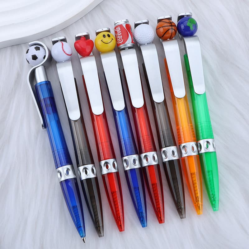 Soccer Ball Pen, Basketball Pen, Baseball Pen, Globe Pen, Golf Ball Pen, Heart, Smiley, Happy Face Emoji - Factory Direct