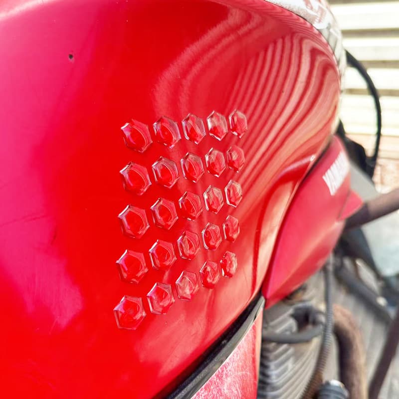 Cross-border YAMAHA Suzuki Benelli Motorcycle Electric Vehicle Modification 3D Stereo Hexagonal Protective Anti-Scratch Sticker