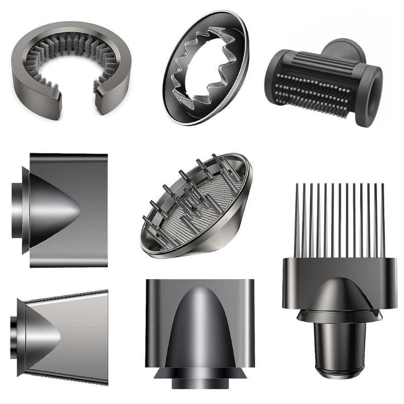 Suitable for Dyson leafless hair dryer air nozzle accessories diffusion air nozzle new HD15 Feiqiao wind curling air nozzle
