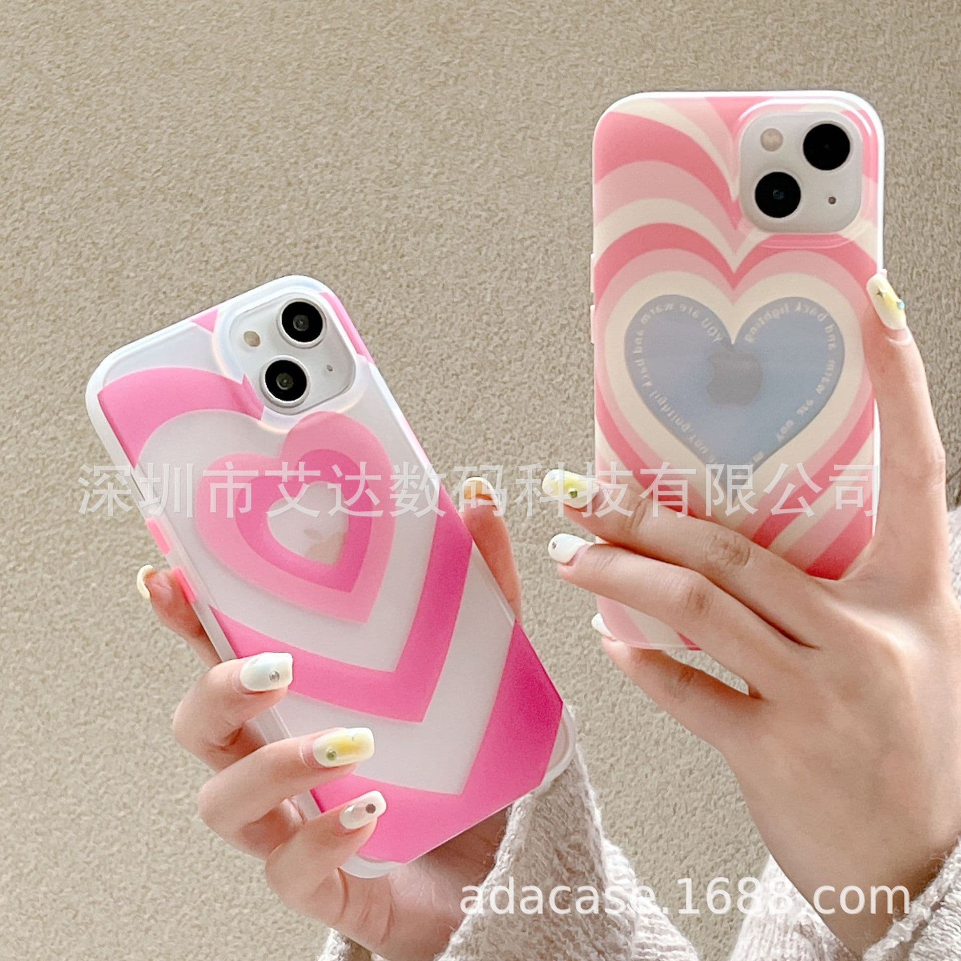 IMD Double Layer Phone Case Custom with Image OEM for Apple 15 iPhone 16 Pro 17 Pro Max Flat Full Coverage