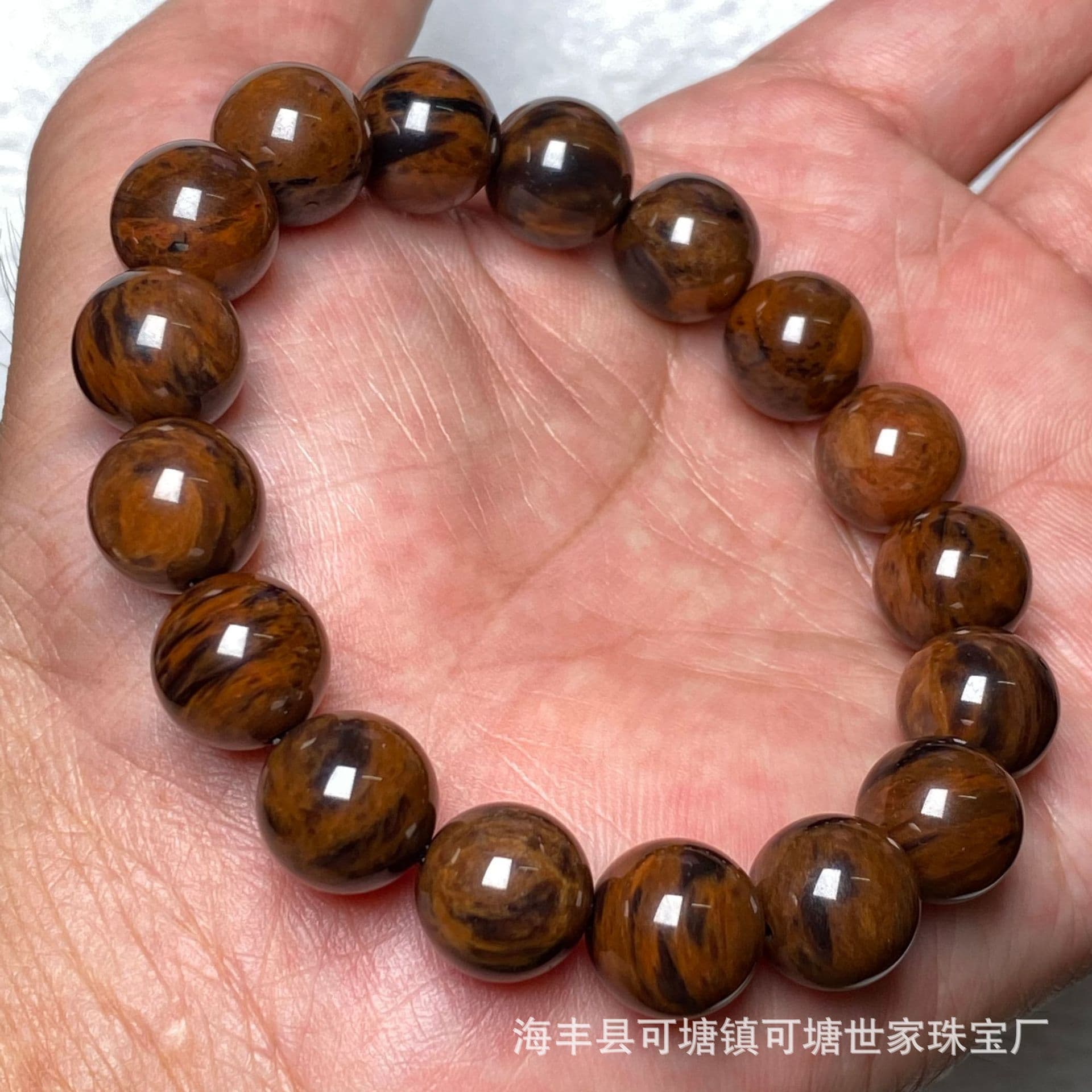 Natural red obsidian bracelet auspicious cloud pattern obsidian series red fiery Buddha beads trend bracelet Hongyao wholesale