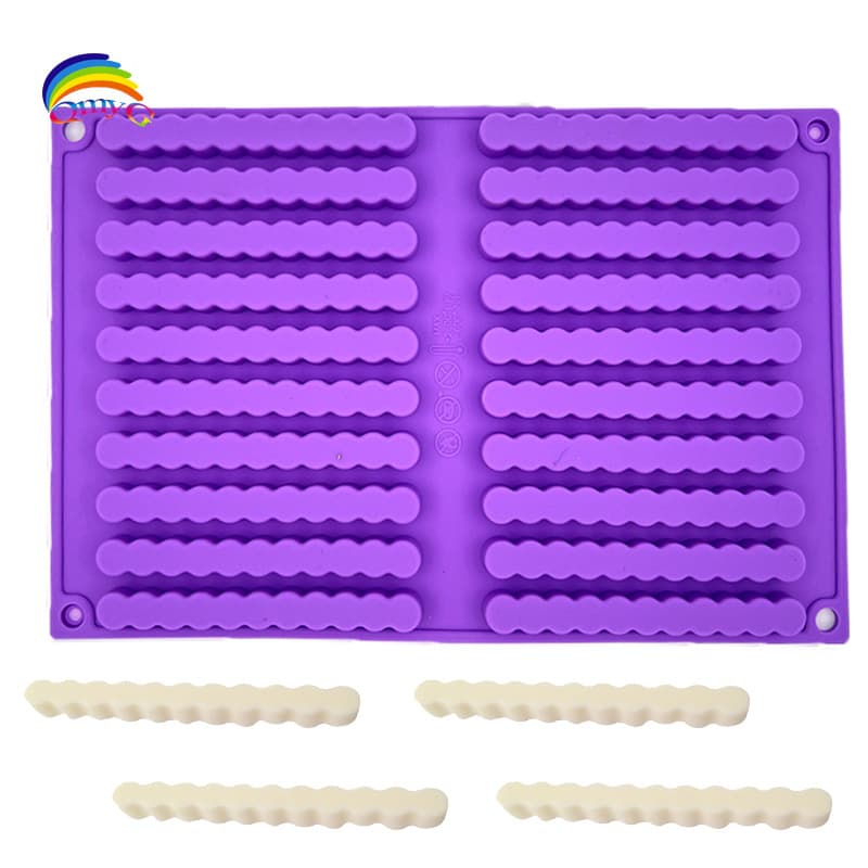 Twist Strip Silicone Cake Mold, Cookie Mold, Chocolate Mold, Ice Cube Tray, Cheese Stick, Wax Bottle Candy Mold