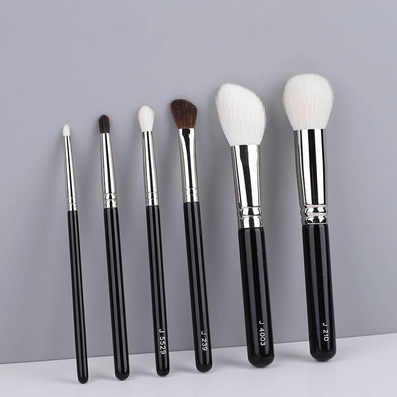 Baijia Same Style Makeup Brush Set J4003 Contour Brush J210 Round Head Blush Brush Powder Brush J239 Nose Shadow Brush Eyeshadow Brush