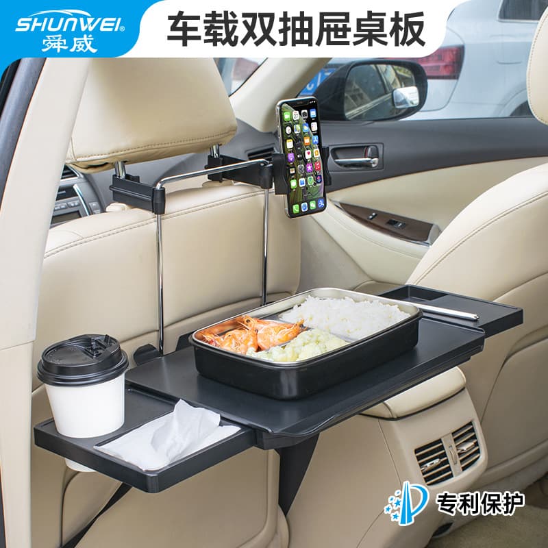 Car Steering Wheel Multi-Function Desk Car Seat Back Computer Mount Vehicle Computer Desk Car Accessories
