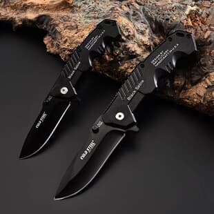 Outdoor Camping Knife Wilderness Survival Knife Multi-functional Tactical Knife Mini Folding Knife High Hardness Self-defense Folding Knife