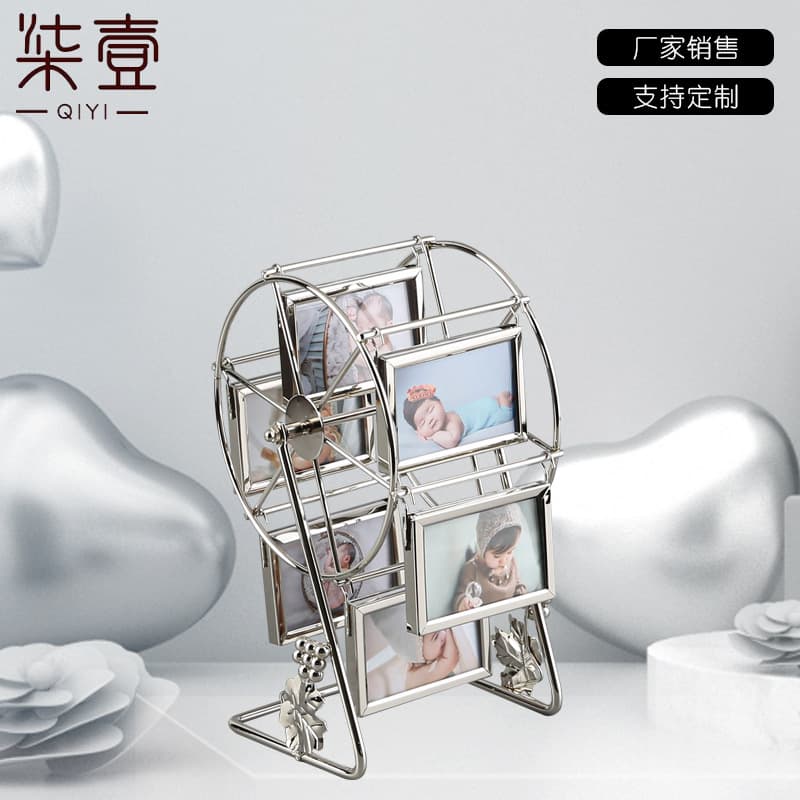 Factory Wholesale Metal Creative Photo Frames: Ferris Wheel Frame, Windmill Frame, Waterwheel Frame, Music Frame