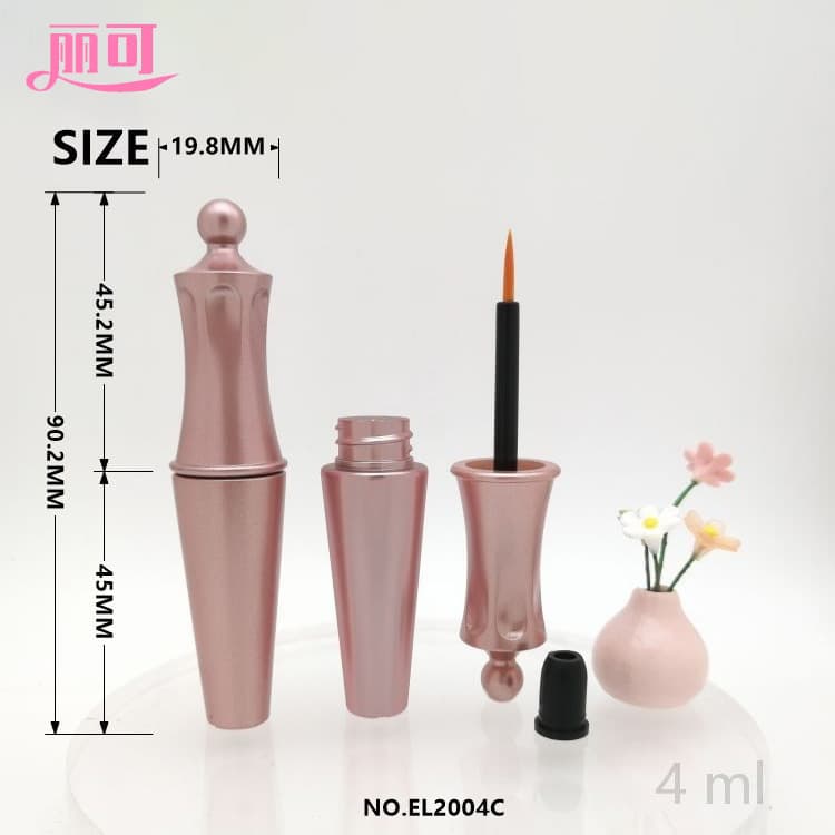 Wholesale 4ML Eyeliner Tube Eyelash Growth Serum Crown Cap Eyelash Nourishing Liquid Packaging Material False Eyelash Extension Glue Bottle