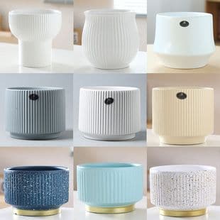 Wholesale, Drop Shipping, Home Ceramic Flower Pot, Large Size, Simple Nordic, Balcony, Indoor Living Room, Potted Plant, Extra Large Diameter
