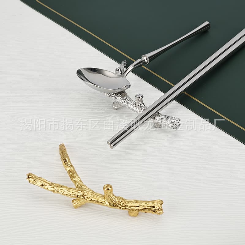 Light Luxury Tree Branch Chopsticks Holder Creative Hotel Restaurant Tabletop Dining Utensils Simple Dining Table Chopstick Hold