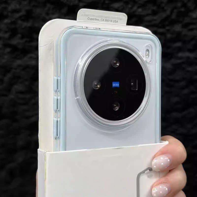 For Vivo 200 Pro Phone Case, Light Blue Transparent X200 Ultra Premium Niche X200 Pro Mini Soft