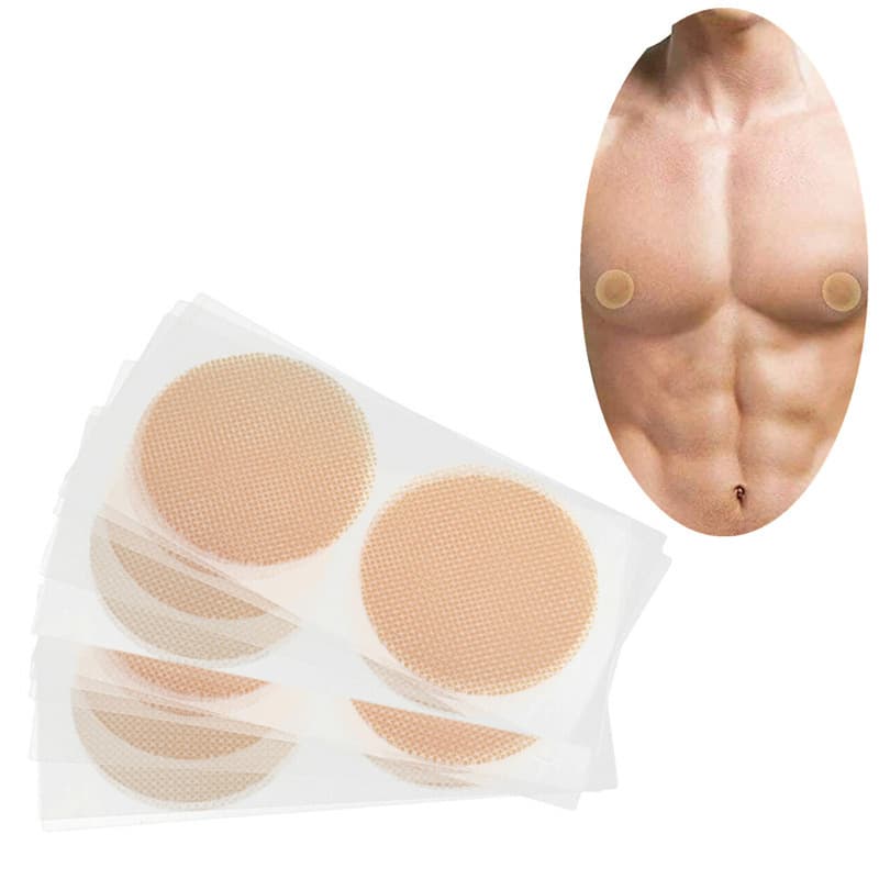 Disposable nipple covers for men, summer anti-nipple protrusion, invisible ultra-thin breast pads, sports anti-friction nipple covers