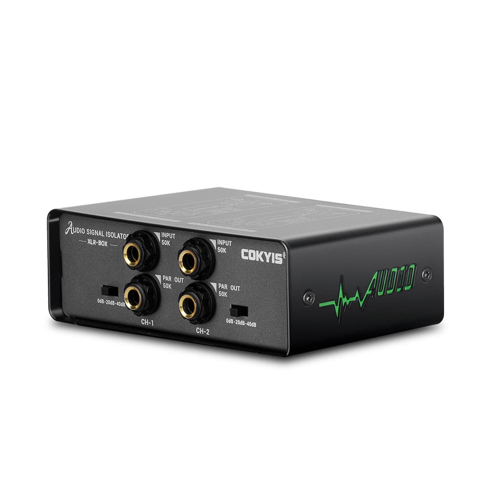 Audio Signal Isolator In Stock Cross-Border Multi-Channel XLR 6.35mm High Impedance Output Input Isolator
