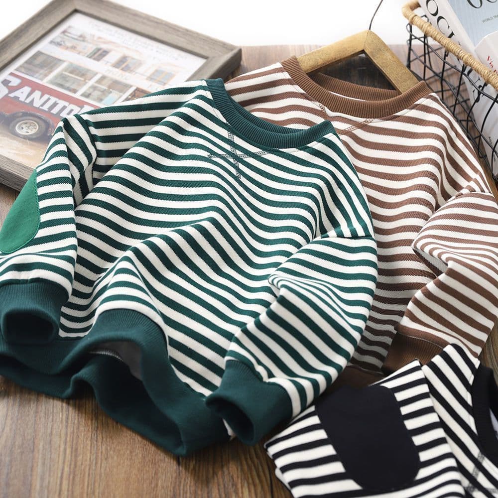 Children's Spring/Autumn Hoodie 2025 New Style Boys Girls Korean Casual Top Fleece Lined