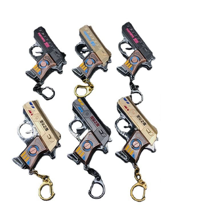 Game FORTNITE peripheral Fortnite toy gun keychain pendant alloy weapon model wholesale victory