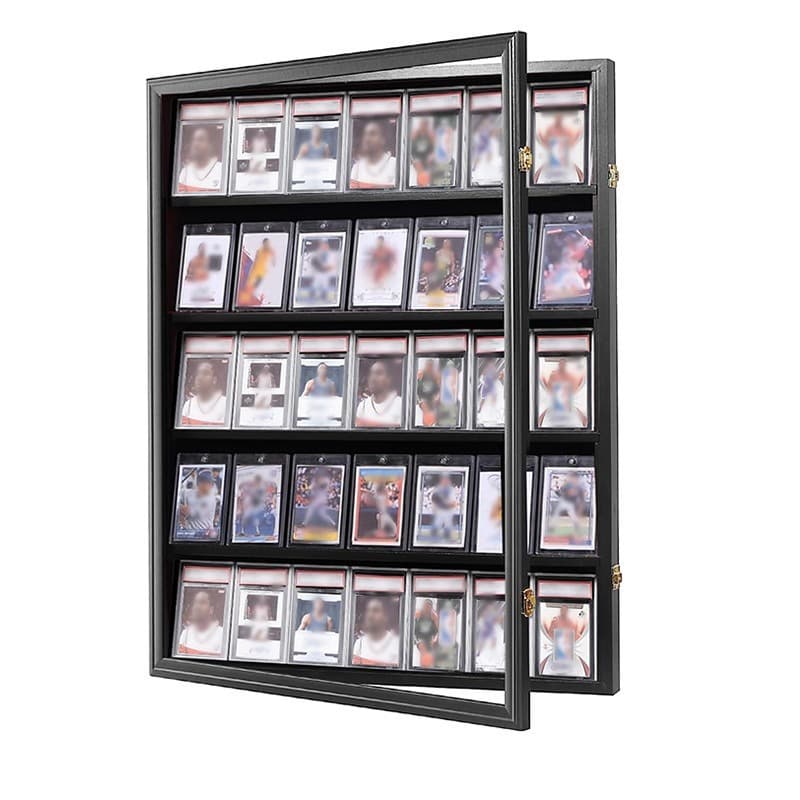 Cross-border Amazon star sports card display photo frame baseball card display box trading card collection wall display frame