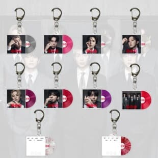 BTS New Comeback ARIRNG Cartoon Acrylic Keychain Bag Charm Accessory Star Merch