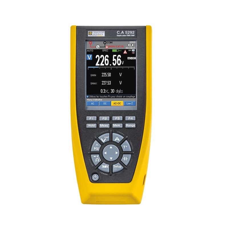 French CA TRMS Color Graphic Multimeter CA5292 CA5293 Resistance/Frequency/AC-DC Measurement