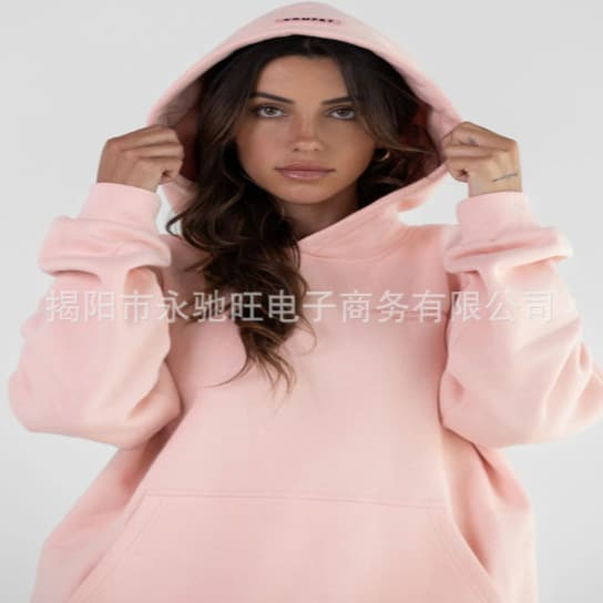 Casual and versatile American trend European and American solid color hooded sweatshirt new fashion cross-border men's and women's tops and clothing