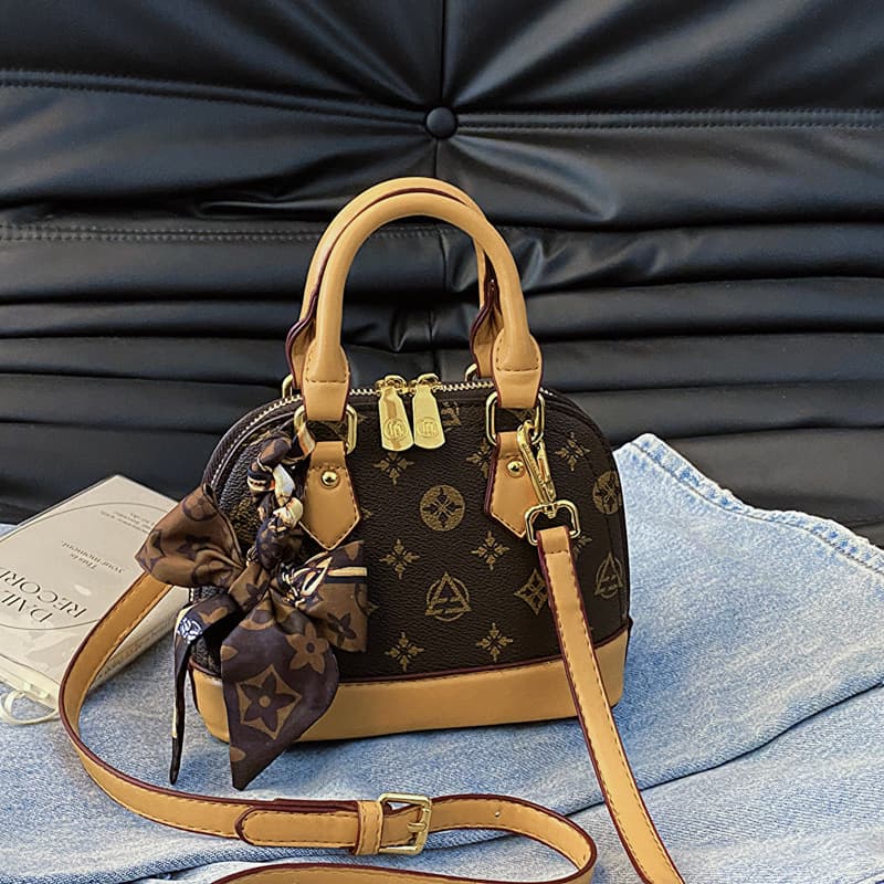2026 New Trend Women's Small Shell Bag Premium Printed Handbag Crossbody Bag Versatile Shoulder Bag
