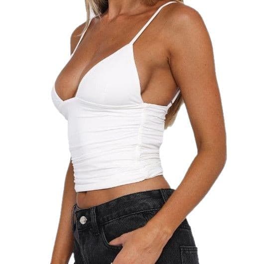 2025 Summer New Cross-border Amazon Women's Sexy Camisole Top Sexy Spice Girl