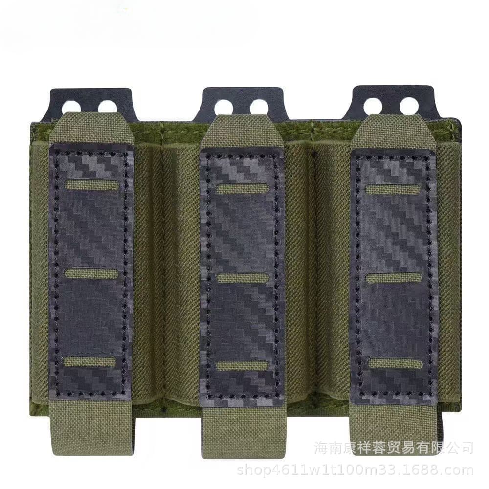 9mm Scorpion pistol triple magazine bag CS outdoor hunting quick draw holster accessory bag tactical bag large capacity