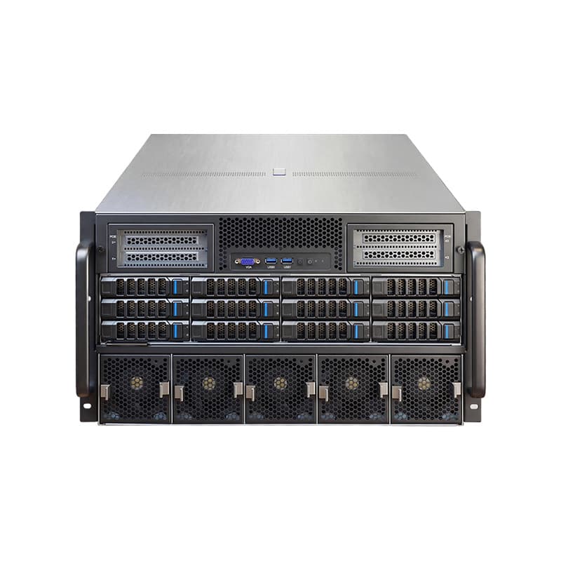6U8 card 5090 turbine server host deep learning AI large model training GPU computing power workstation