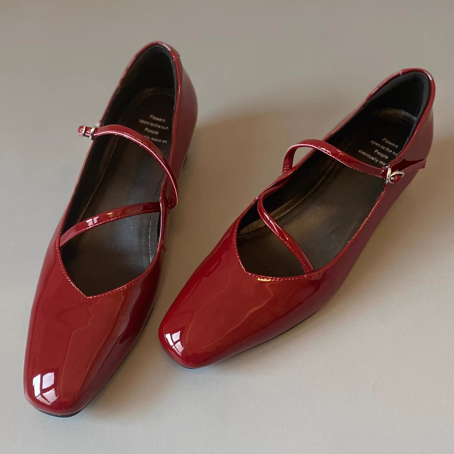 Genuine Leather French-Style Women's Chunky Heel Shoes, 2025 Spring New Arrival, Black Work Shoes, Stunning Low-Heeled Mary Jane Shoes