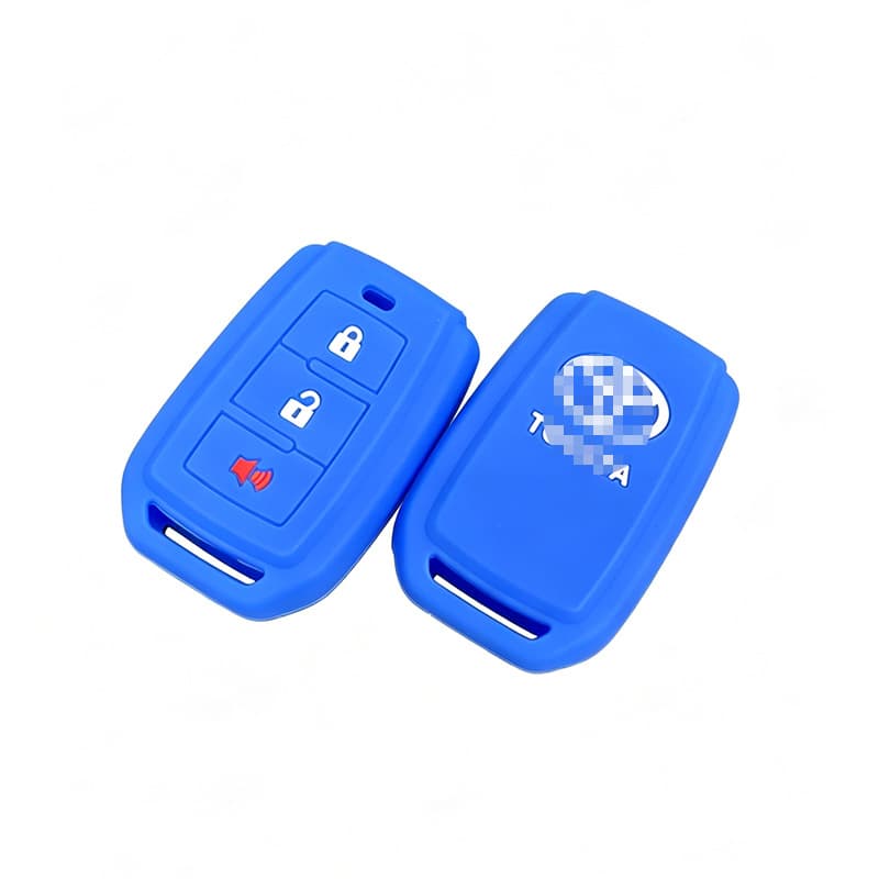 Silicone Key Case for Toyota Venza Smart 3-Button Car Key, Factory Wholesale Toyota Key Cover