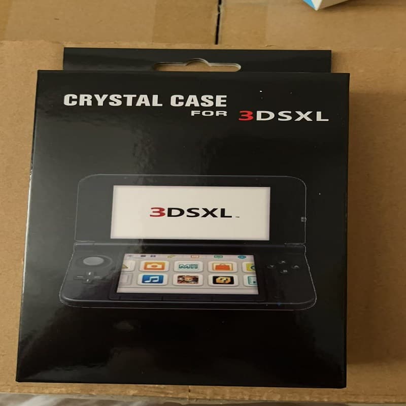 Old Model 3DSLL Crystal Case 3DSXL Console Crystal Shell 3DS LL Protective Case Transparent Color Box Packaging