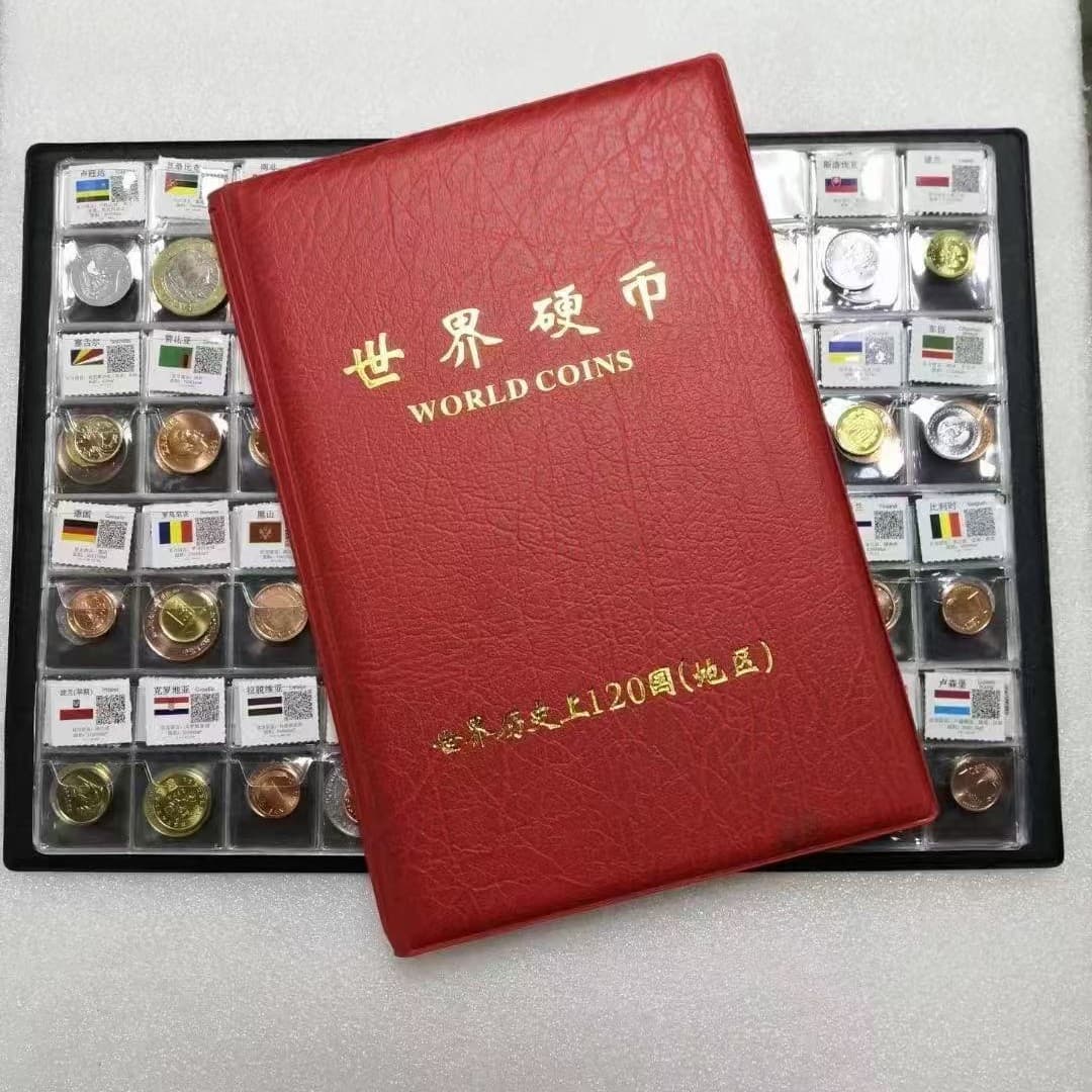 120 National Coin Album 120 Unduplicated Coins Foreign Currency Album Coin Collection Album