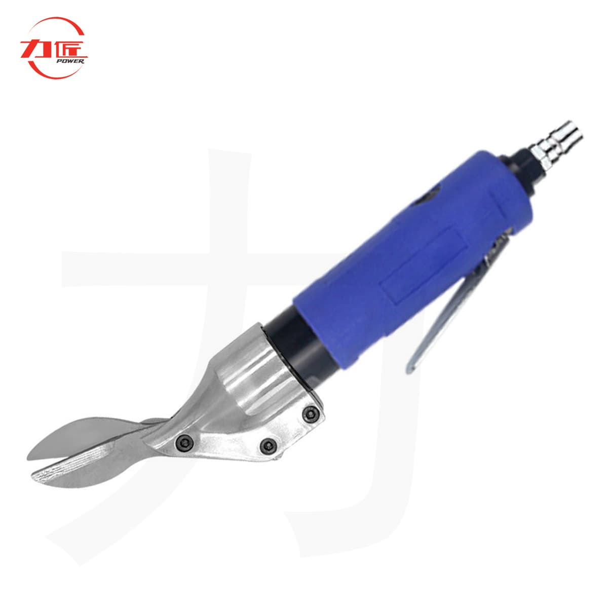 Multi-Purpose Pneumatic Scissors, Heavy-Duty Industrial Air Shear Head for Diamond Mesh, Tin, Stainless Steel Plate, and Screen