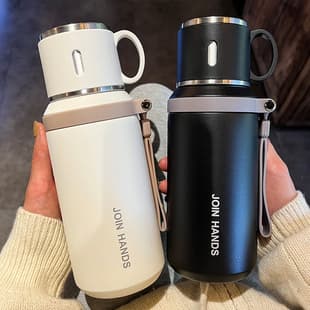 Insulated Cup Women 2025 New High Appearance Male Children Water Bottle Student School Special Portable 316 Stainless Steel
